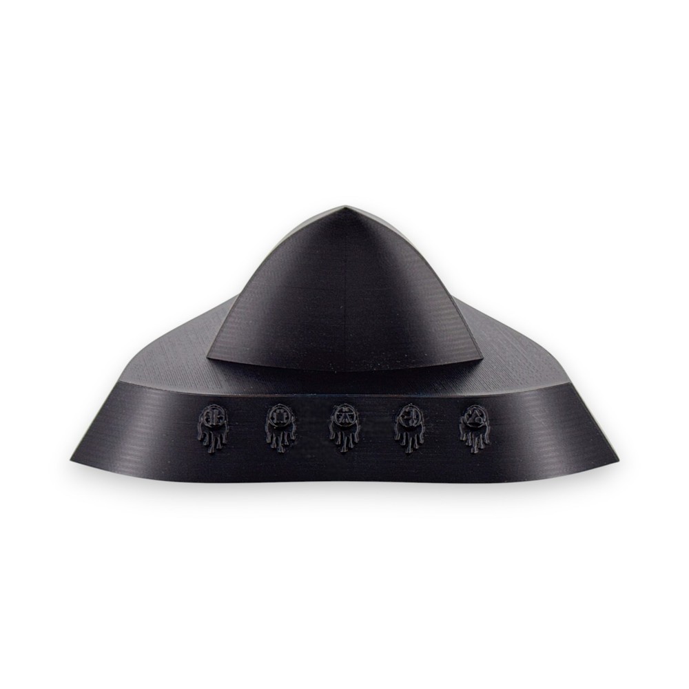 Rendlesham UFO Model | 3D Printed Triangular Flying Saucer | Black PLA | 4–10"
