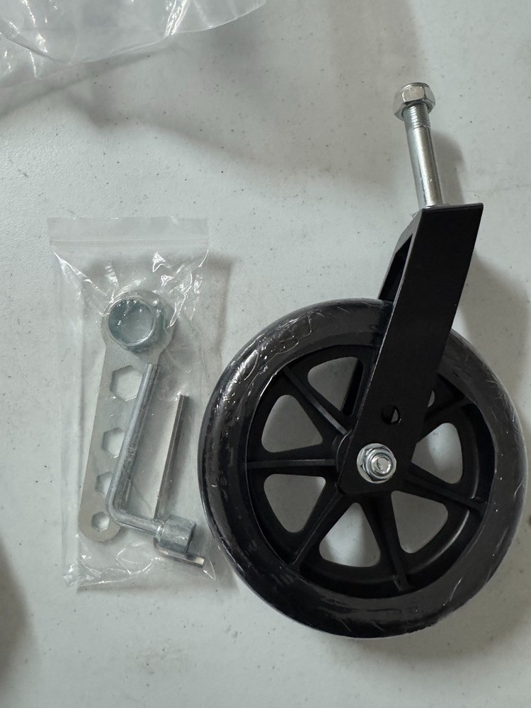6" Wheelchair Front Caster Assembly Aluminum Fork 8mm Replacement Wheel