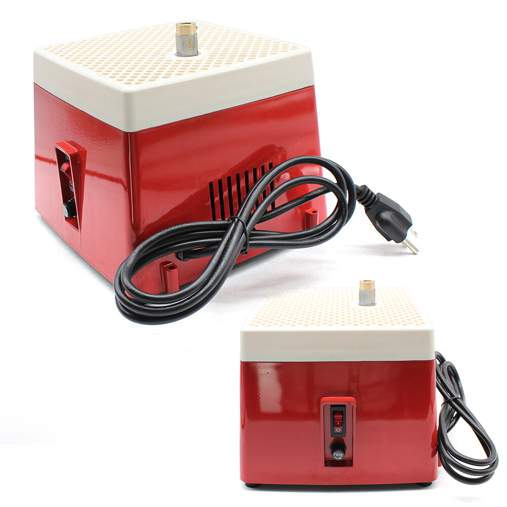 Red Mini Glass Grinder 110V with Automatic Water System & Diamond Bit