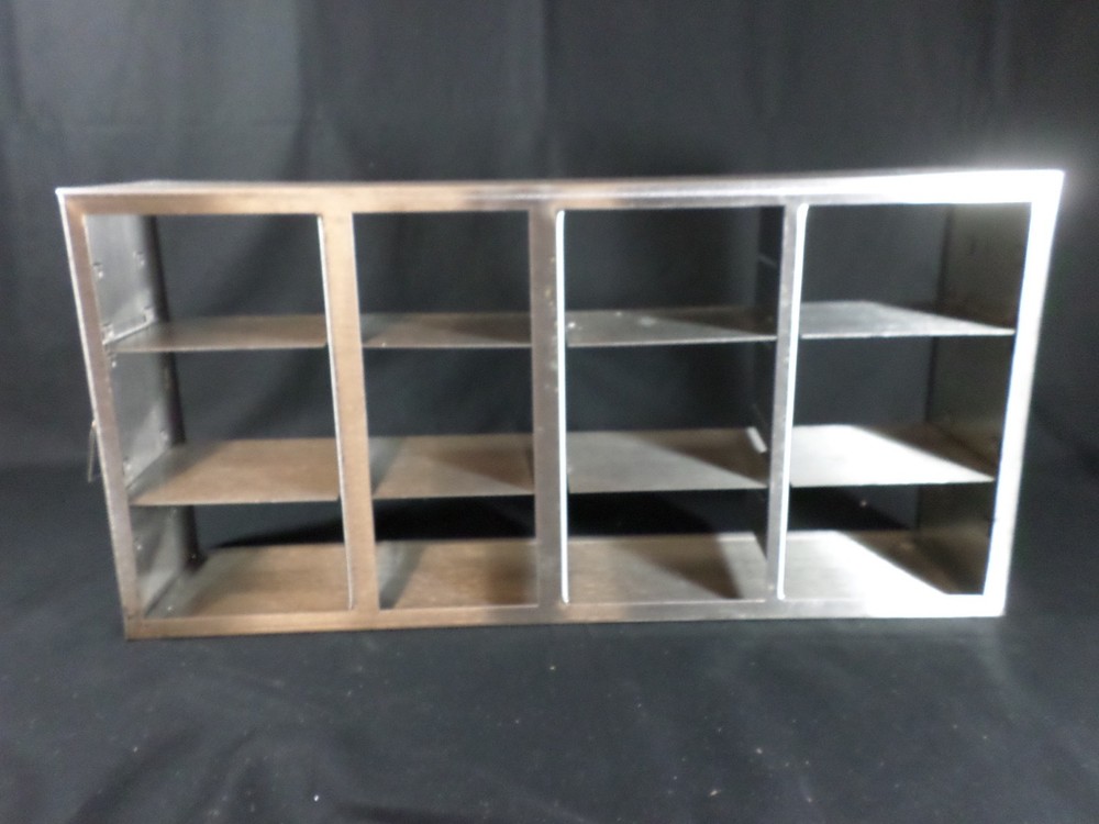 Laboratory Stainless Steel 2-3” Standard Box Adjustable Freezer Rack 22” Deep