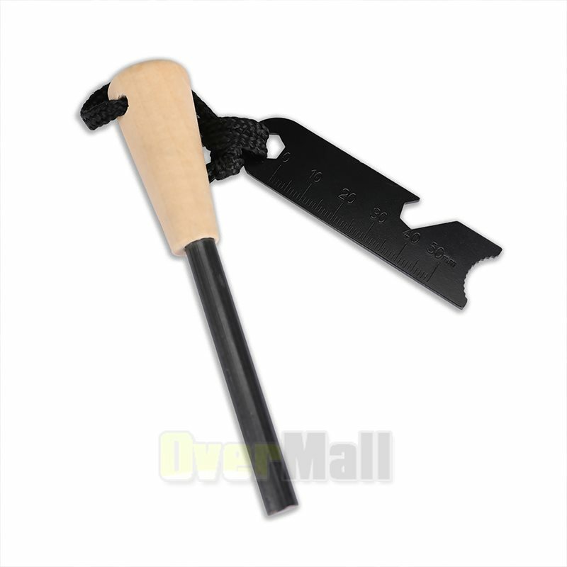 Magnesium Fire Starter with Striker, High Temp Magnesium Rod, Fire Starters Rod