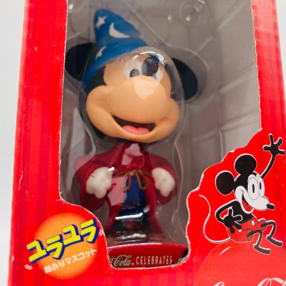 Disney Mickey Mouse Sorcerer's Apprentice 3.3" Mini Bobbing Figure Japan 2003