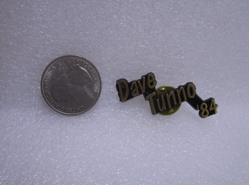 Dave Tunno '84 Plastic Pin