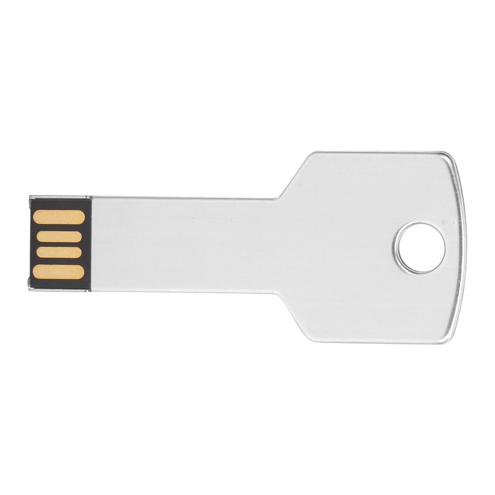Cool Key Shape USB Flash Drive For Fast File Storage In Computer Silver