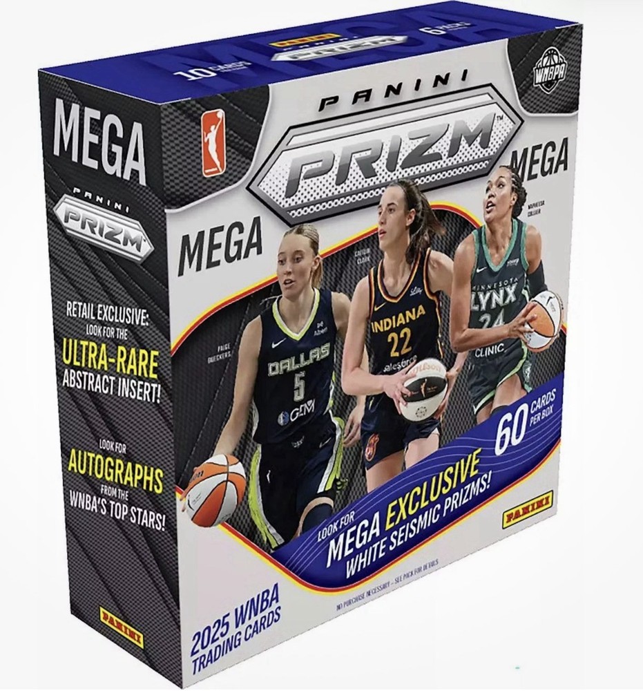 2025 Panini PRIZM WNBA Mega Box Sealed