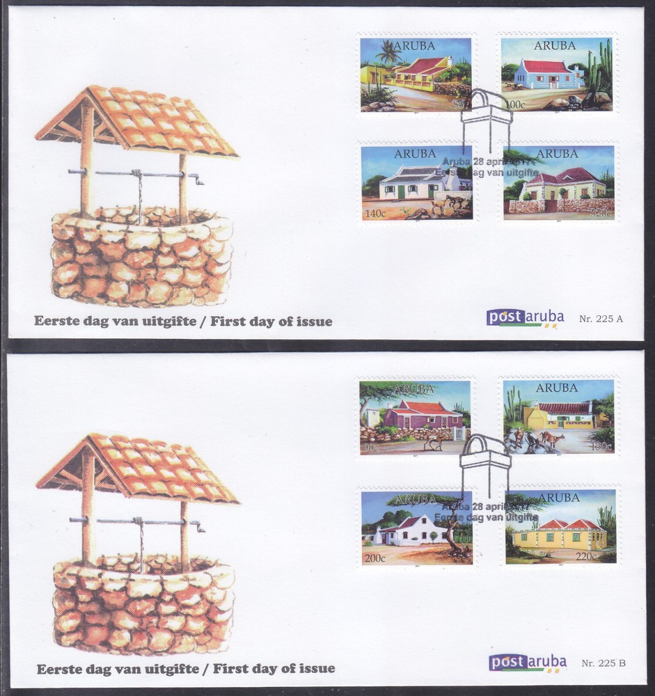 Aruba Issue FDC 2017 (225) Houses