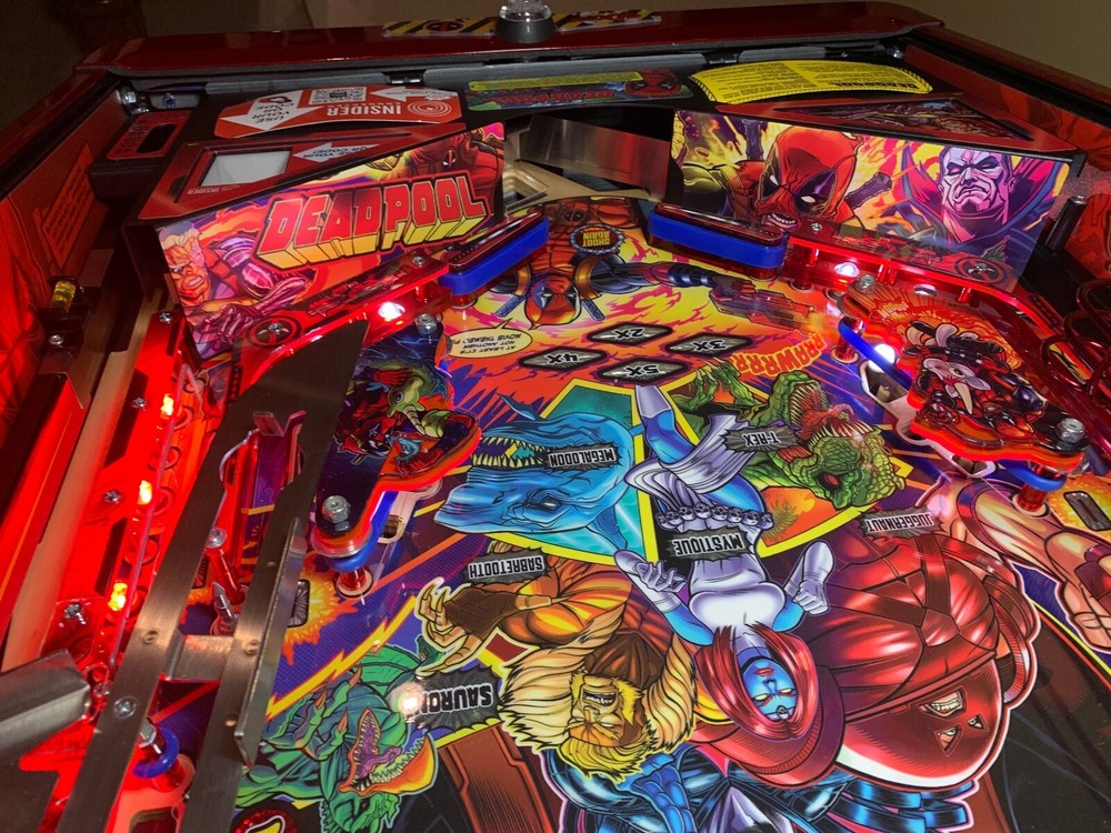Deadpool Pinball Mod Apron Wall Decal( SOLD AS A PAIR)