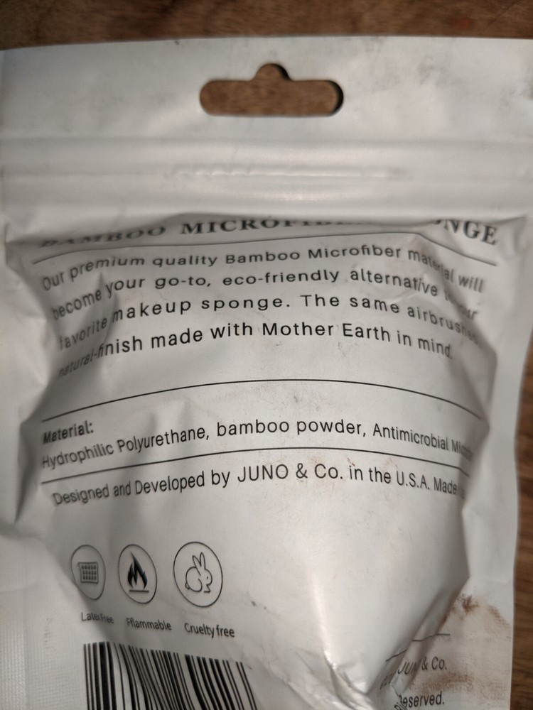 2 Lot JUNOCO JUNO & Co. Microfiber makeup Sponge