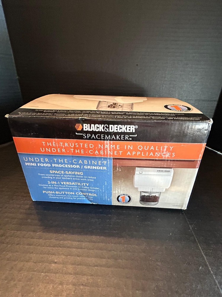 BLACK+DECKER CG800 Spacemaker Mini Food Processor and Coffee Grinder (CG800WM)