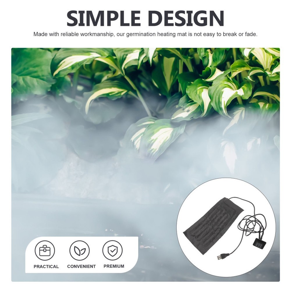 USB Heating Pad for Plants Cloth Heat Mat for Germination