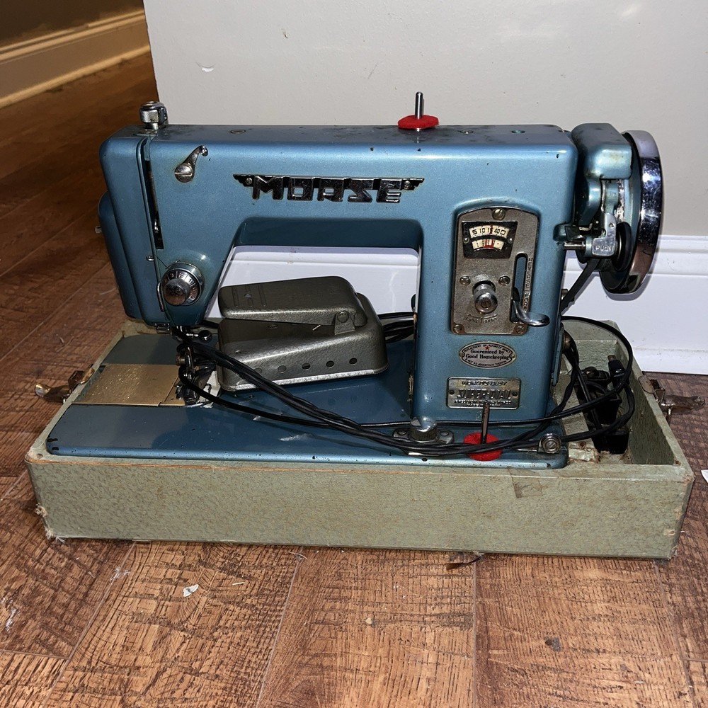 Vintage Morse Super Dial sewing machine Tested And Working