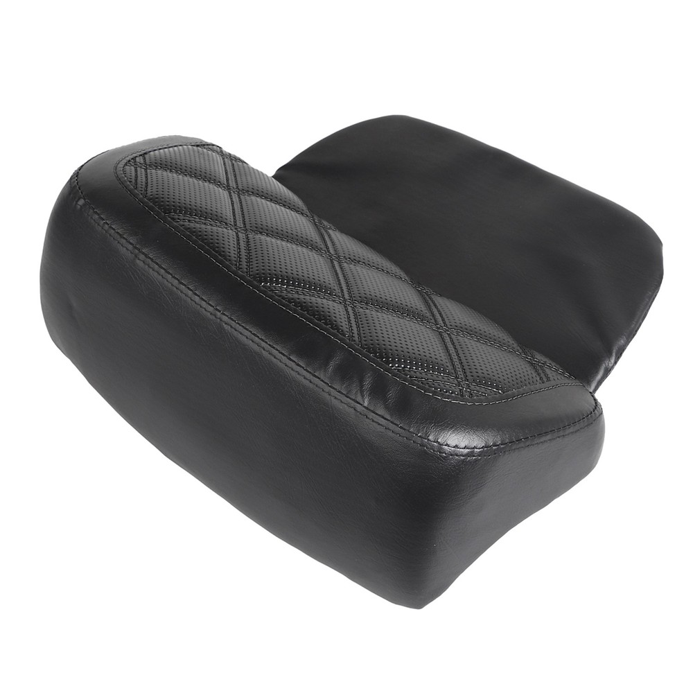 Black Stitching Razor Chopped Trunk Backrest For Harley Touring Road King Glide