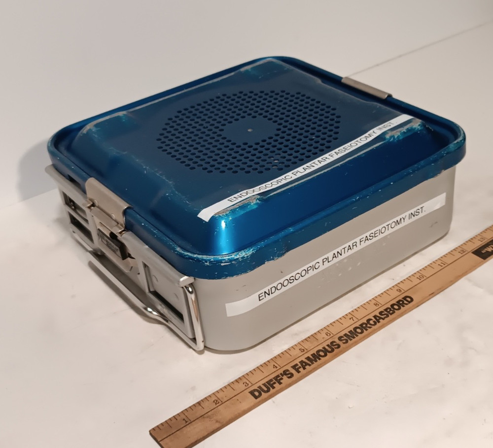Aesculap SterilContainer System with JN340 Container & JK386 Blue Lid