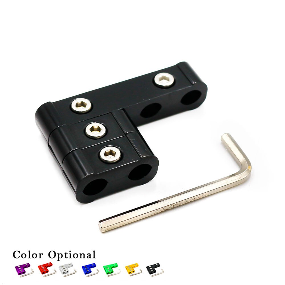 Engine Spark Plug Wires Separator Divider Clamp Kit 8mm 9mm 10mm Wire Black
