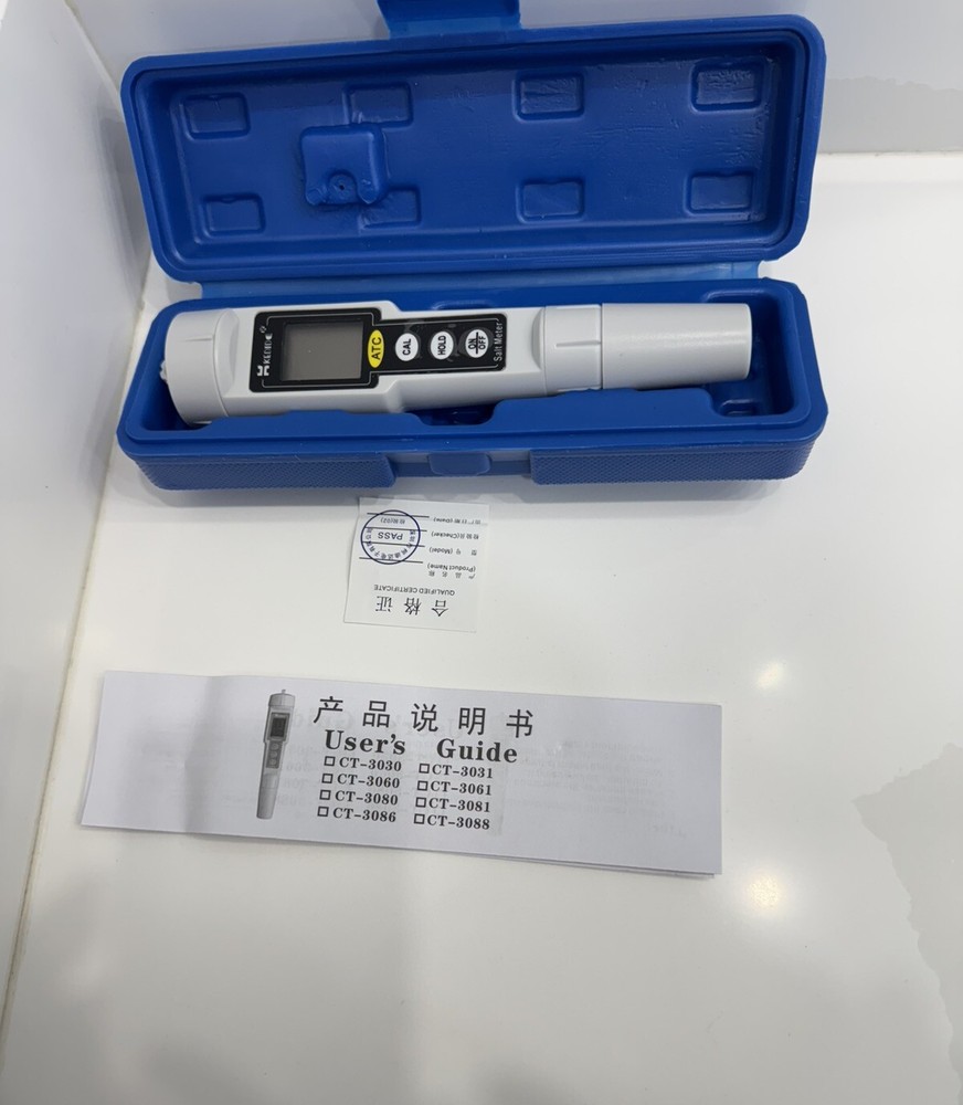 Digital Pen type Salinity Meter Salinometer Salt Analyzer Replaceable Electrode