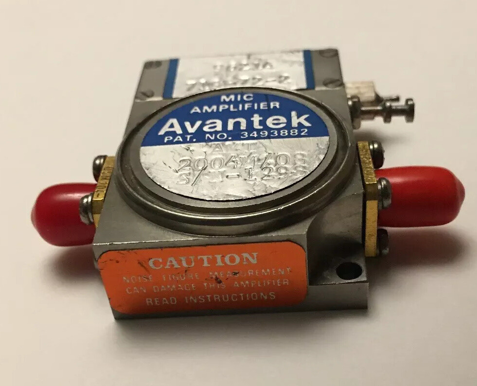 AVANTEK MIC SOLID STATE AMPLIFIER MODEL AMT 2004M/08. MICROWAVE PART.