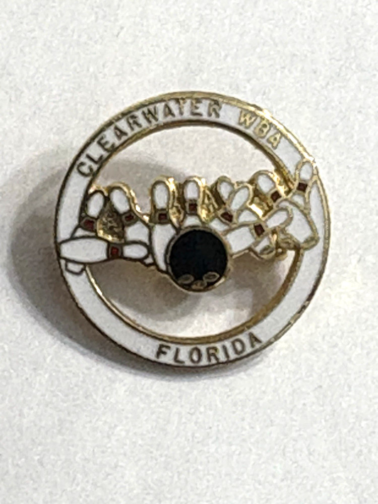 Clearwater Florida WBA Bowling Lapel Pin