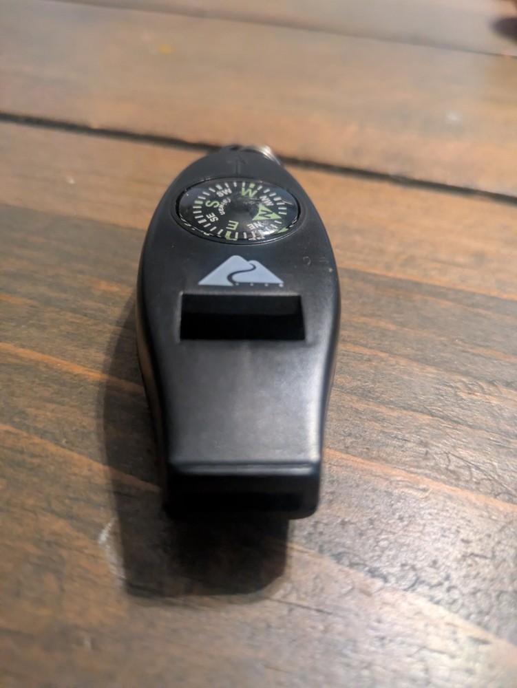 Ozark Trail 4 Function Whistle Compass Magnifier Thermometer Outdoor Equipment