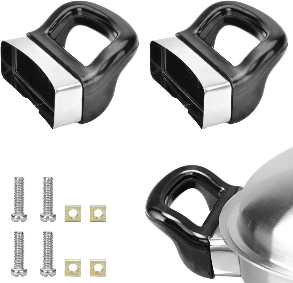 2 Pcs Pot Short Side Handles Replacement Pot Metal Handle Universal Pan Side Han