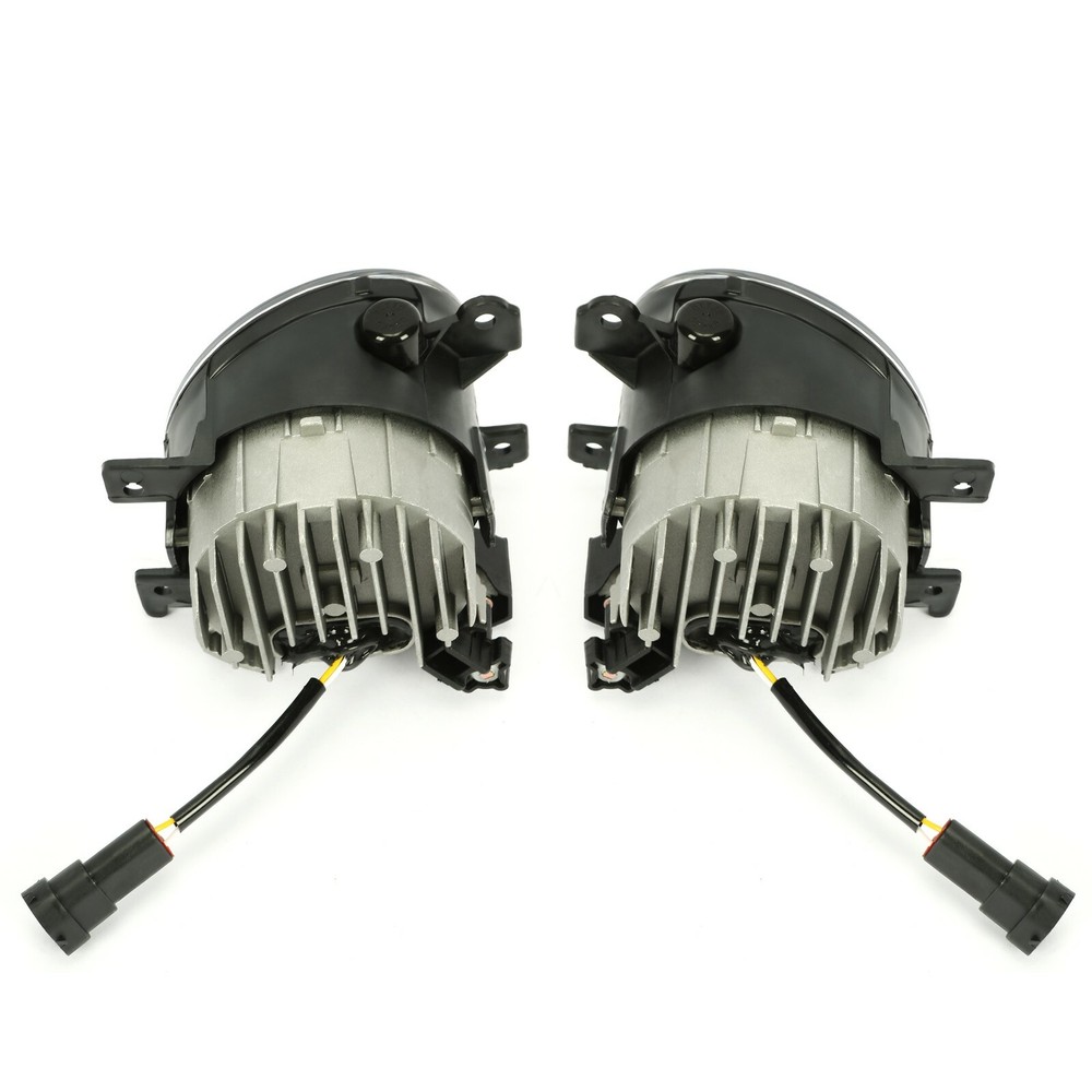 Front Bumper LED Fog Light Lamp LH & RH Pair for 14-20 Infiniti Q50 QX60 QX80