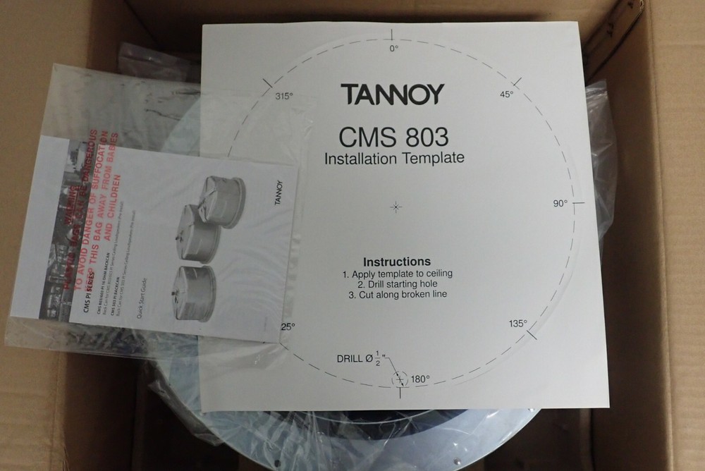 Tannoy CMS 803 PI 16 OHM Backcan - NEW