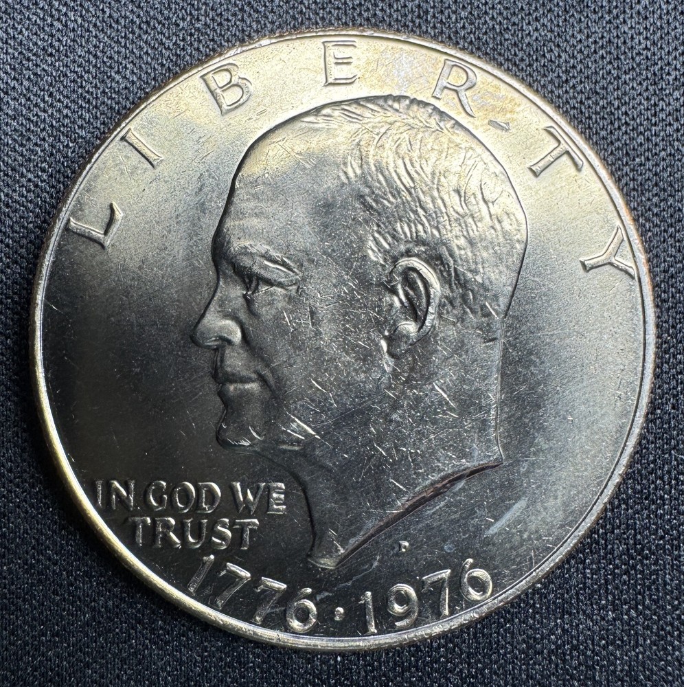 1976-D Eisenhower Bicentennial Dollar, MS, #162
