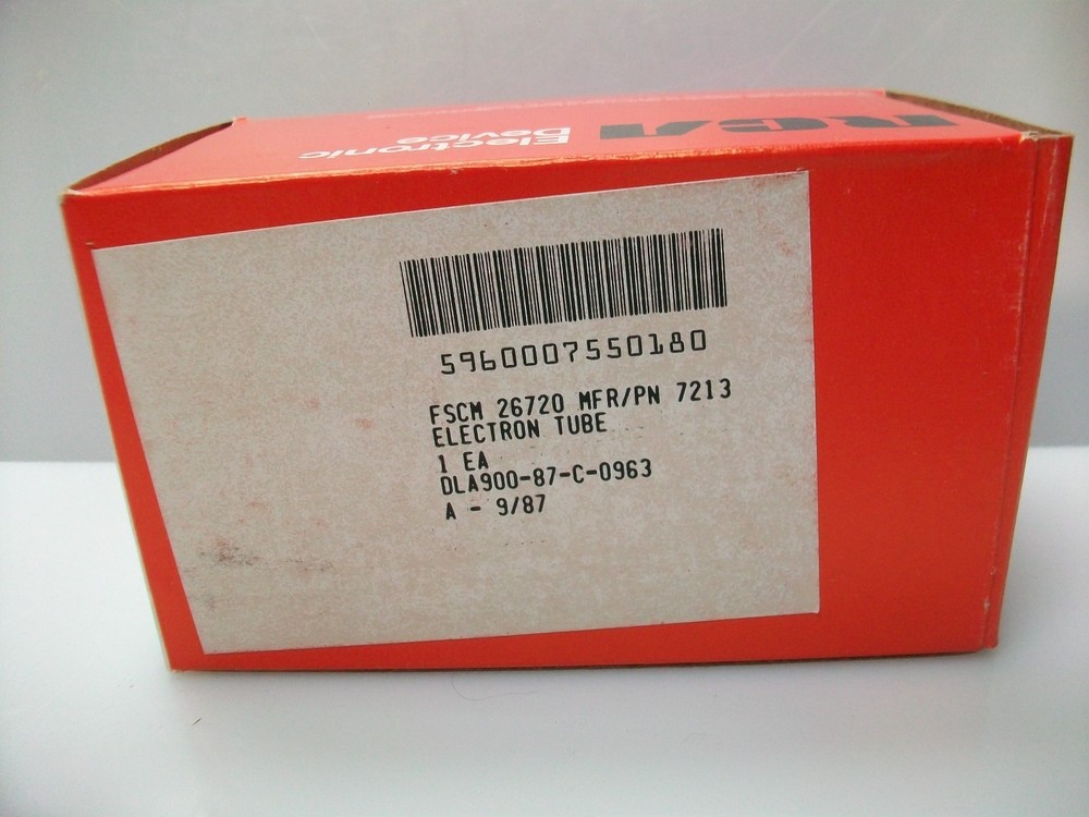 NOS RCA JAN 7843 TUBES