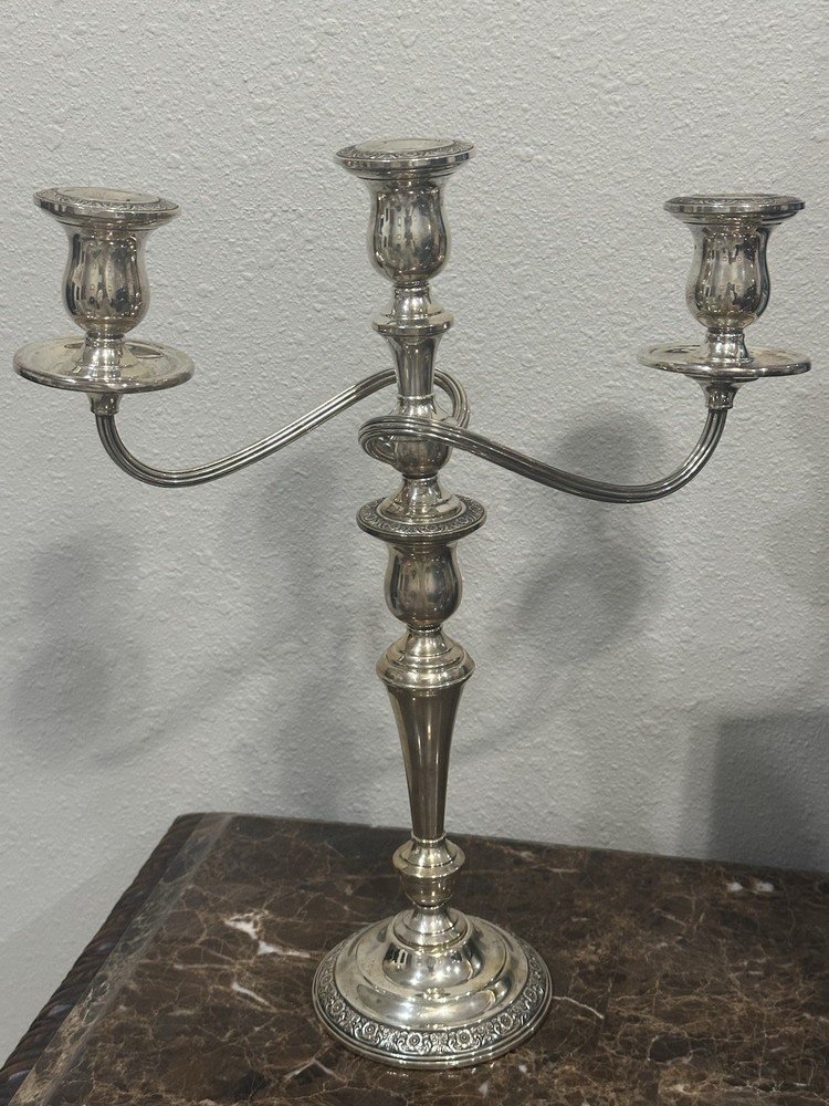 International Silver Prelude Sterling Silver Candelabras