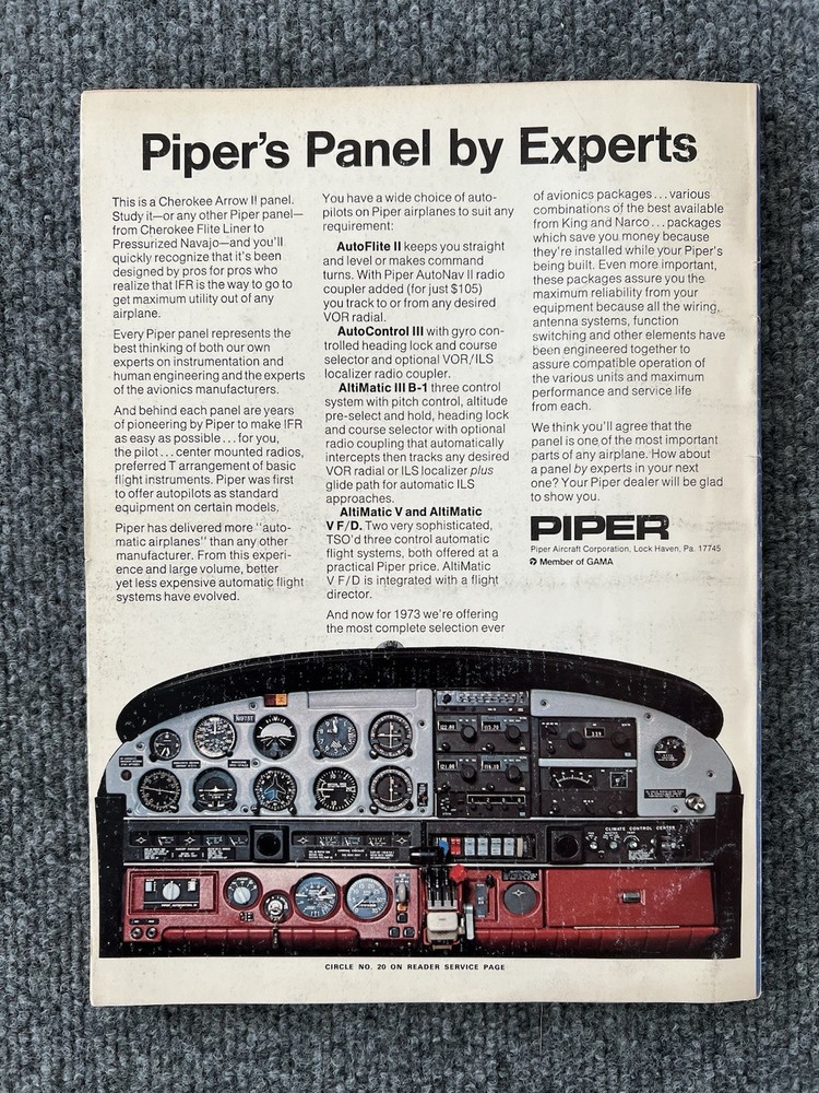 Flying Magazine 1973 Instrument Flying Guide