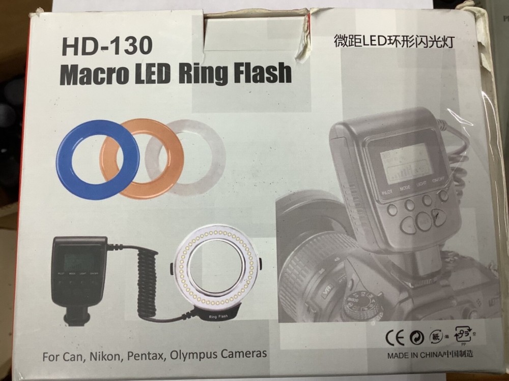 Macro LED Ring Flash. Read