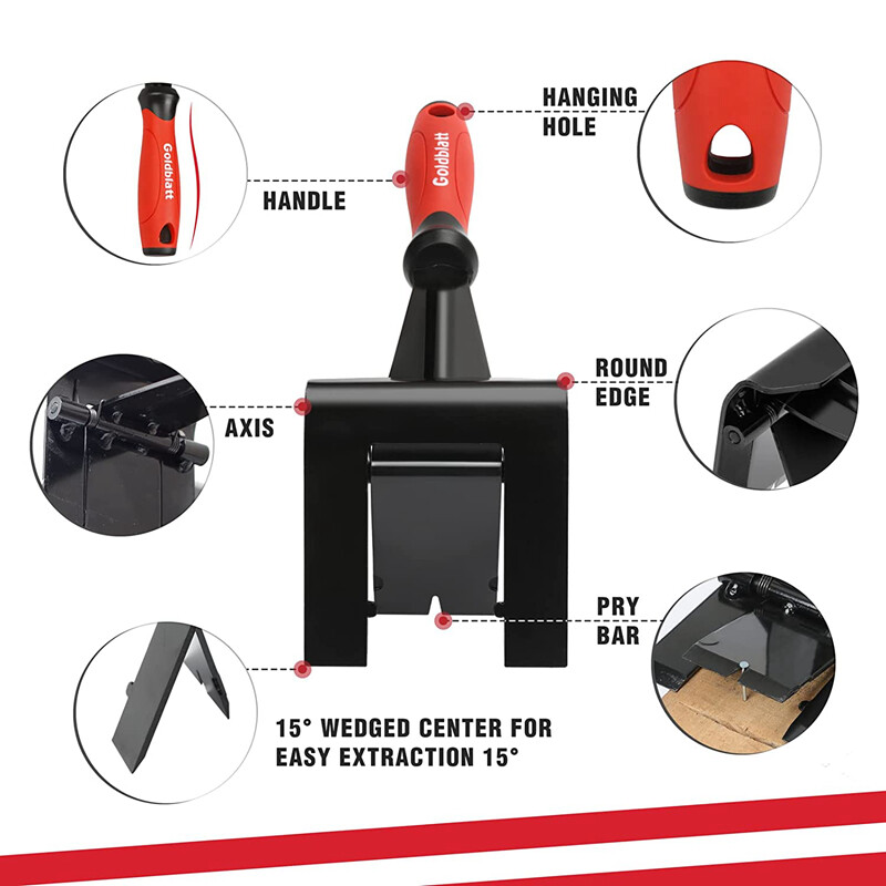 GOLDBLATT Molding Remover Tools Set Multi-tool Retractable Utility Knife Hammers