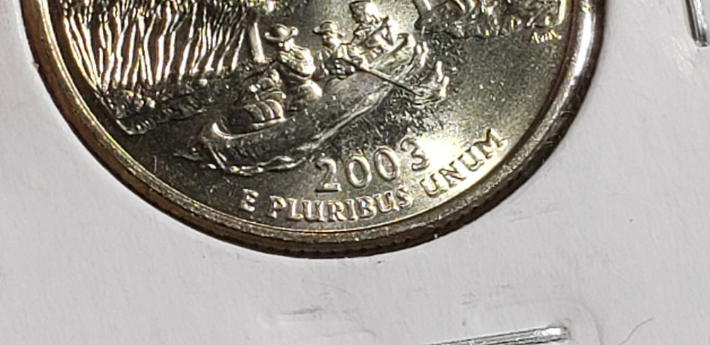 2003 P Missouri quarter *strike through Lamination Error* ? MS Uncirculated