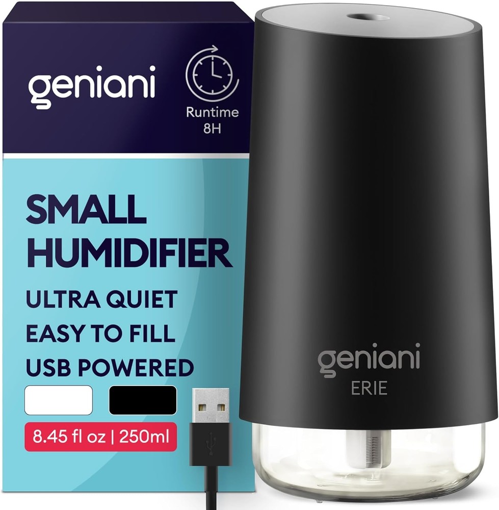 Portable Small Cool Mist Humidifier – USB Powered Not Rechargeable Compact