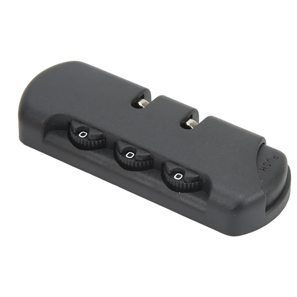 Luggage Password Lock High Security 3 Digit Password Frosted Texture Replacement