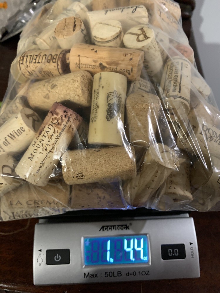 1.4 Pounds Used Wine Corks For Crafting