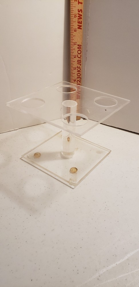 Cal-Mil - 396 - Square 4-Hole Waffle Cone Holder