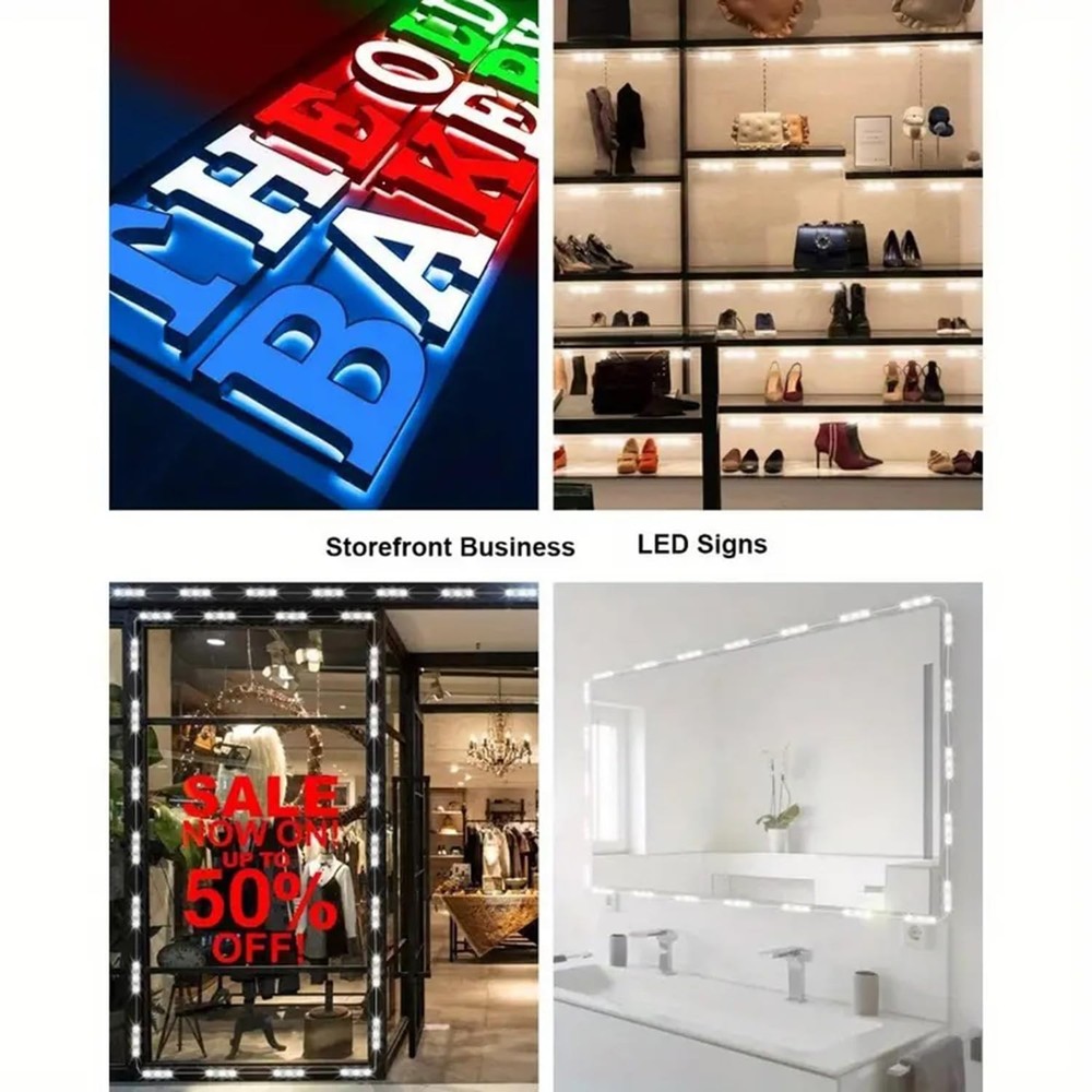 Module,Lights For Inflatables White 20pcs 9.8 Ft 5730 SMD 150LM Per Module IP...