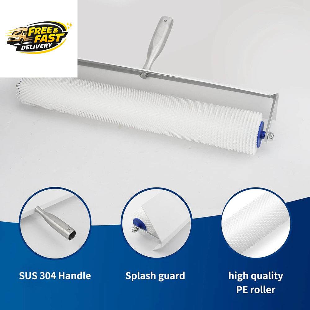 Self-Levelling Cement Tool Kit,Spike Roller for Self Leveling Cement,Epoxy