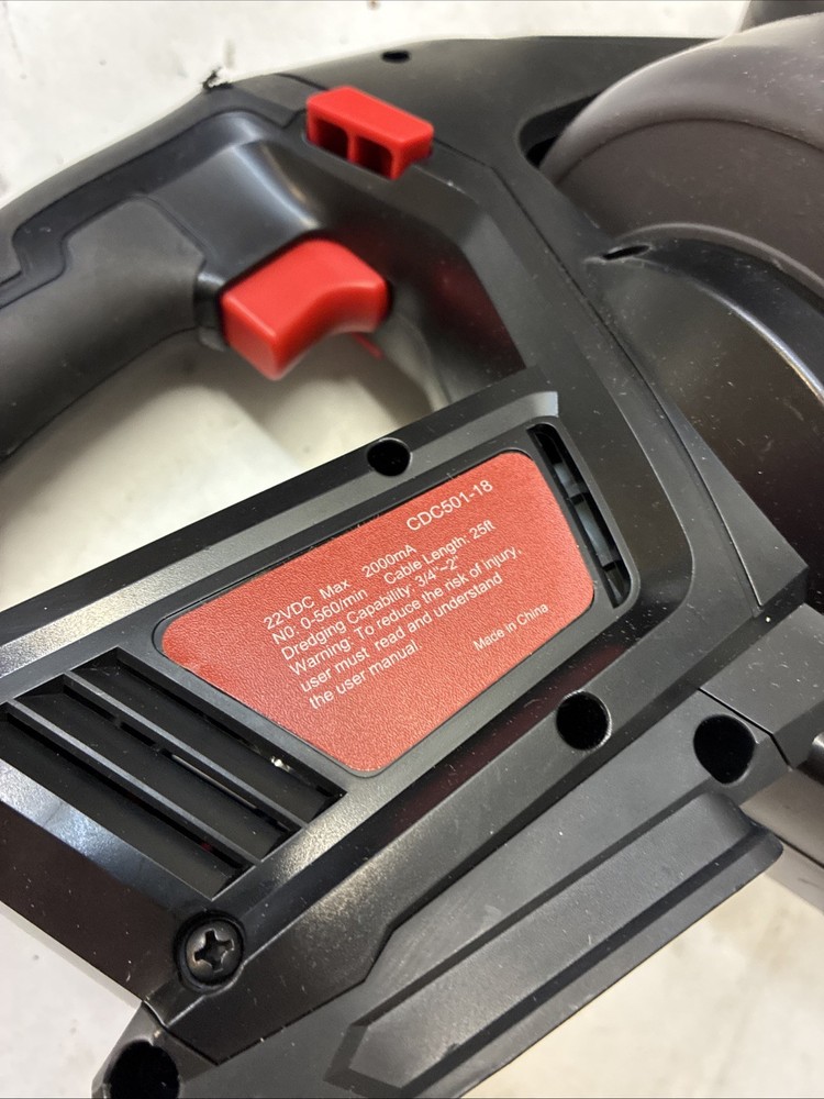 Cordless Pipe Cleaner 22VDC Max ( Tool Only)