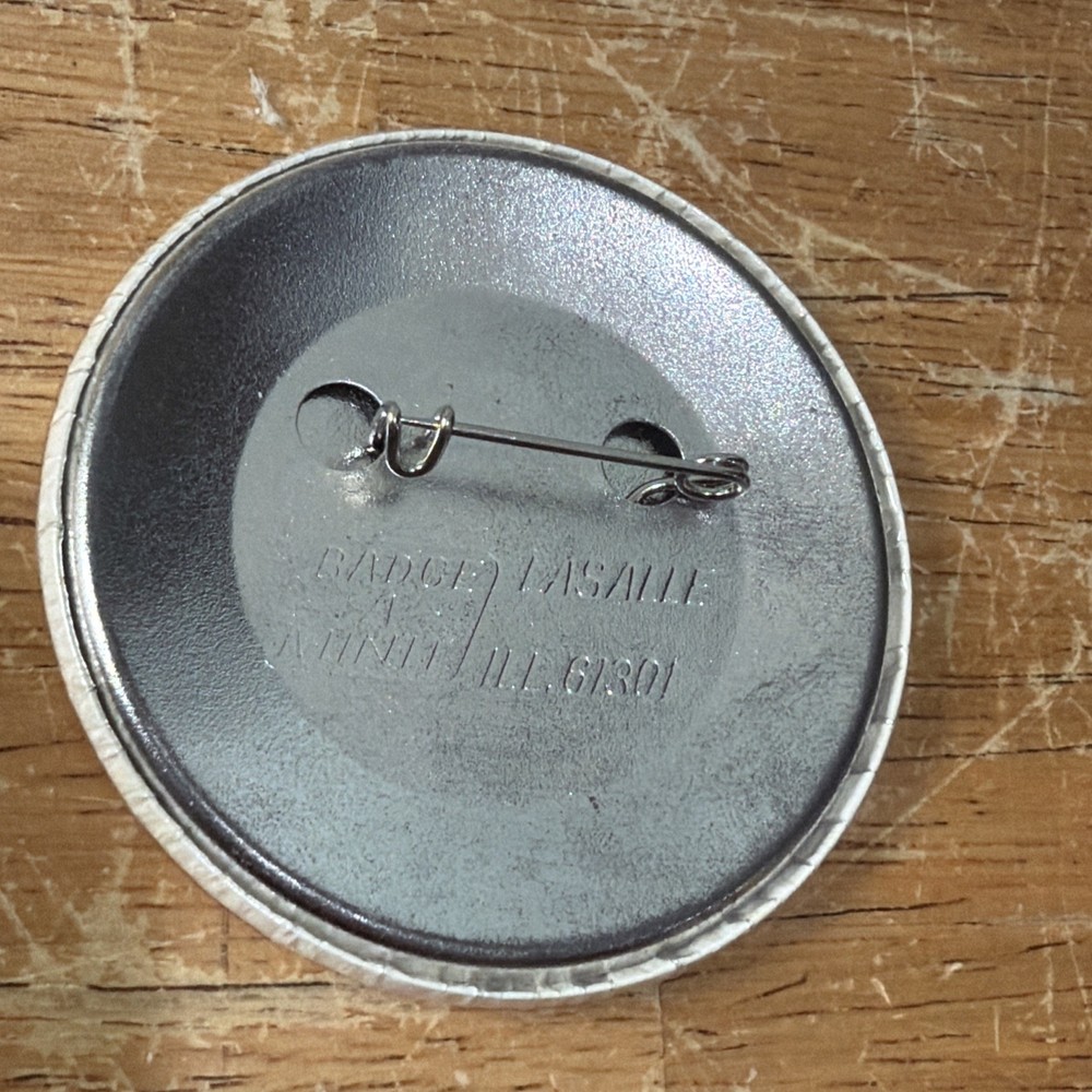 Vintage Yield It's More Fun Pinback Button