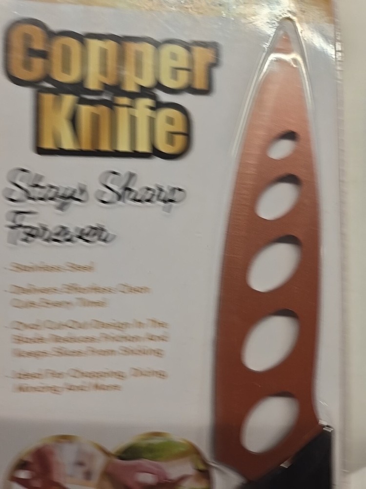 Stays Sharp Forever Copper Knife Stainless Steel Kitchen Knife