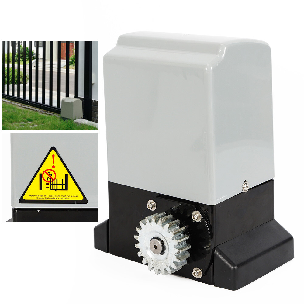 370W Automatic Sliding Gate Opener for 600kg Gates with Remote Control