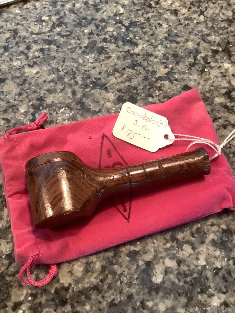 Pocket Pipe - Handmade, Lidded - -Cocobola S.a