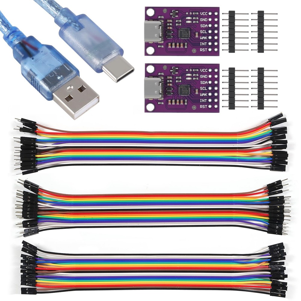 Type-c CP2112 Adapter, 2PCS CP2112 debug Board USB to I2C Communication Modul...
