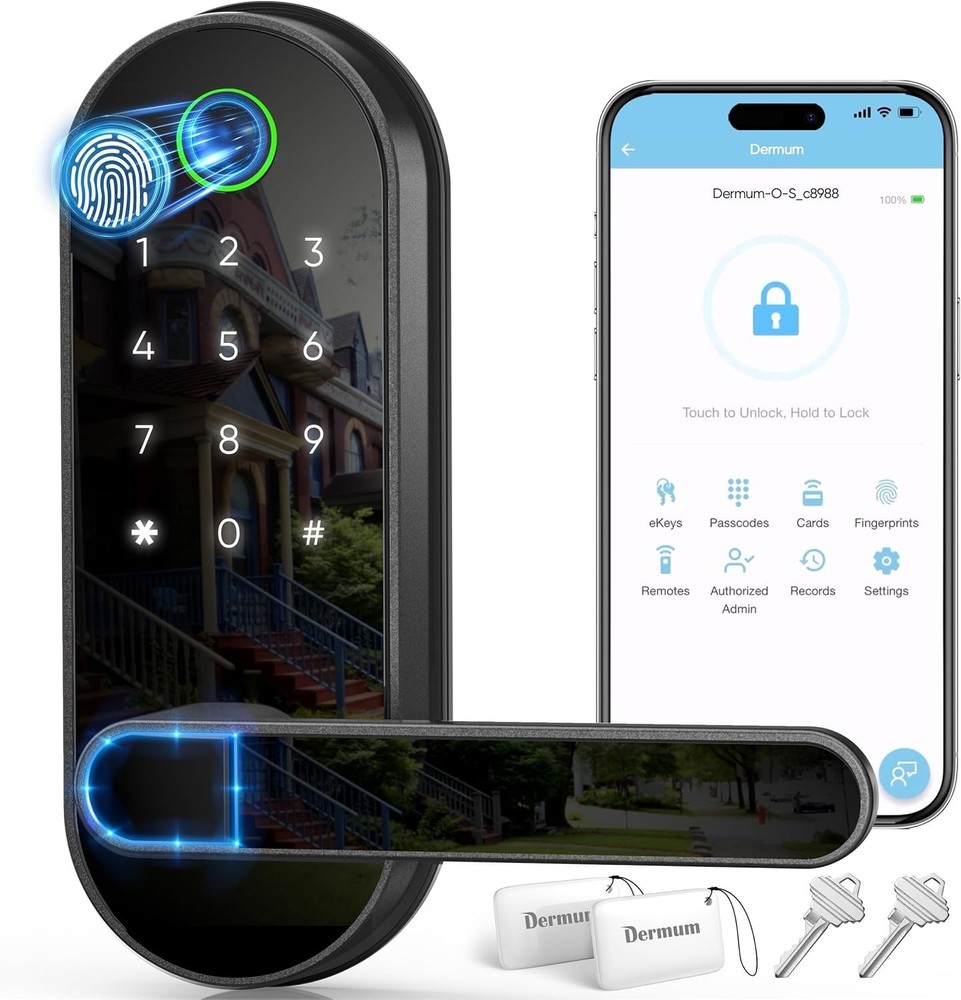 Digital Lock with App Control and Voice Assistant Compatibility for Easy Access