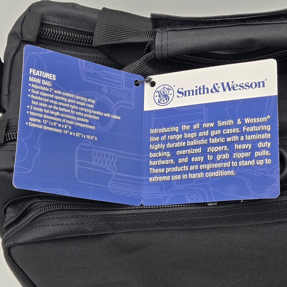 Smith & Wesson Recruit Tactical Range Bag- New with Tags
