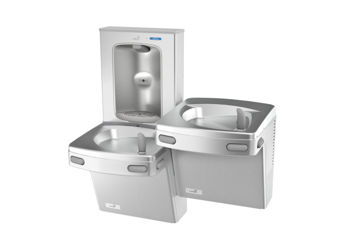 Oasis PG8EBFSL-SSA-STN Versacooler II Universal Refrigerated Drinking Fountain.