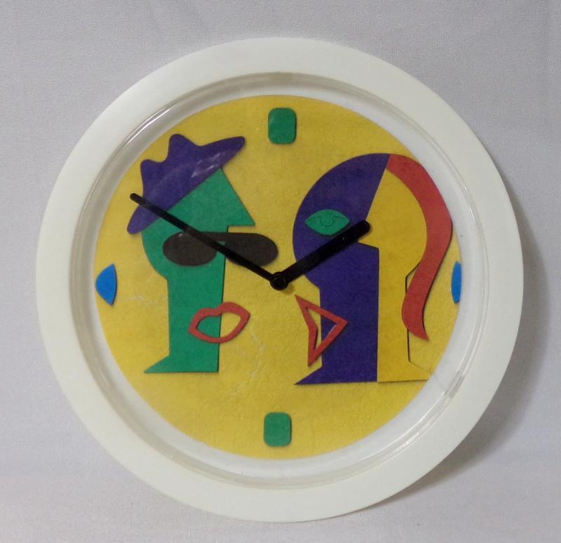 Memphis SKA Retro Shag Wall Clock
