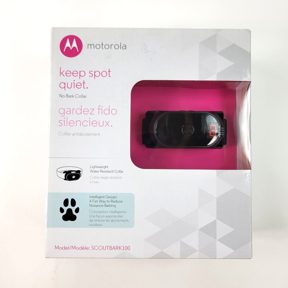 No Bark Collar Static Correction Motorola SCOUTBARK100