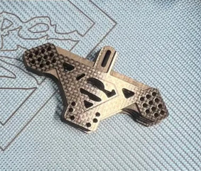 Supa Speed V2 Rear Shock Tower (Black)